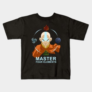 MASTER FOUR ELEMENTS Kids T-Shirt